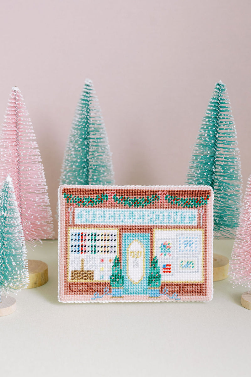 Christmas Village Needlepoint Shop– Le Point Studio