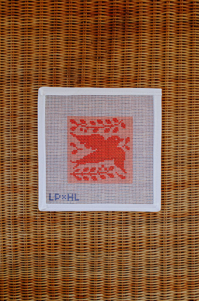 LUXURY NEEDLEPOINT FROM LONDON 刺繍 角テーブル LUXURY NEEDLEPOINT FROM LONDON 刺繍 角テーブル